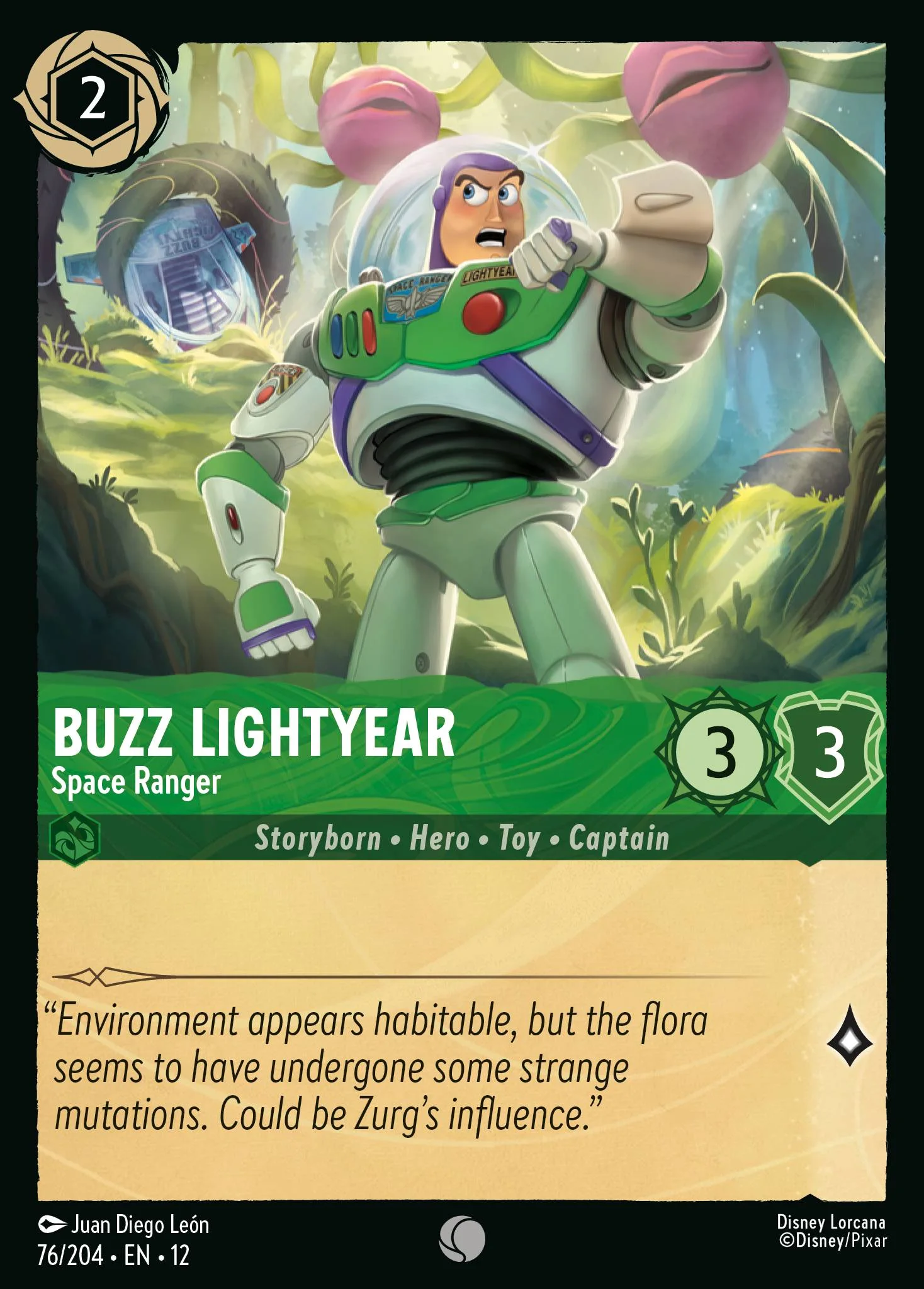 Buzz Lightyear - Space Ranger 76/204 from Wilds Unknown