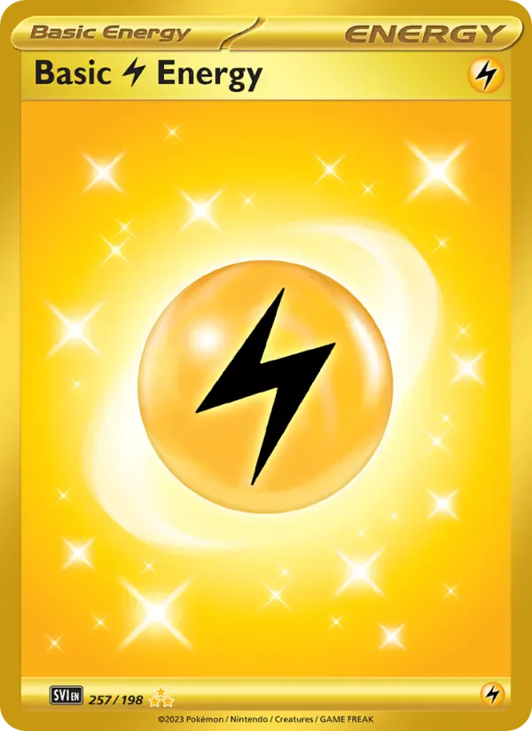 Basic Lightning Energy 257/198 from Scarlet & Violet Base Set