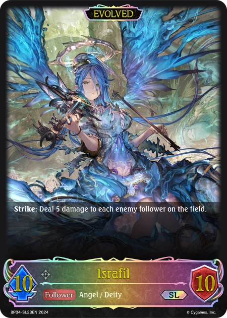 Israfil BP04-SL23EN Shadowverse: Evolve card
