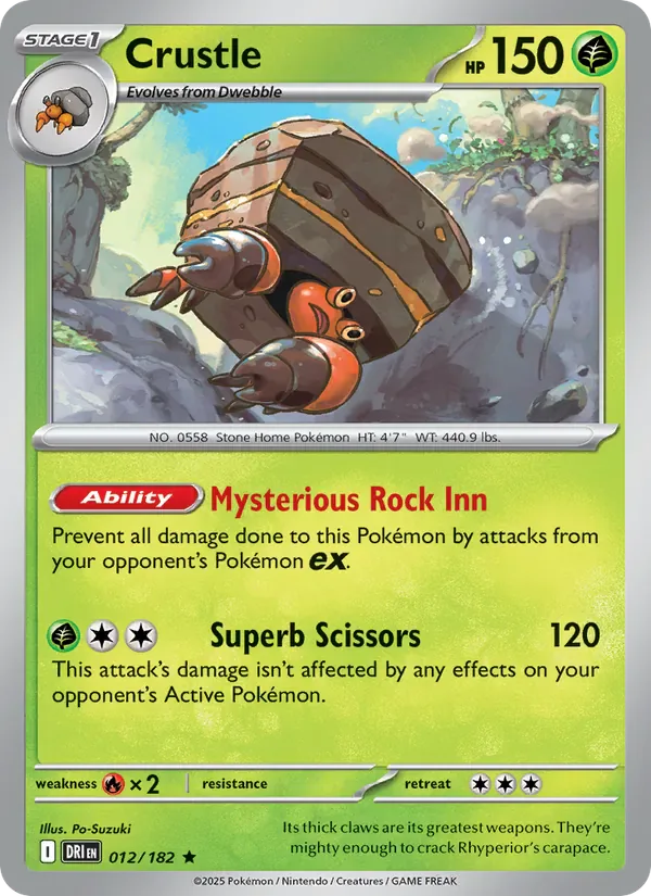 Crustle 012/182 from Destined Rivals