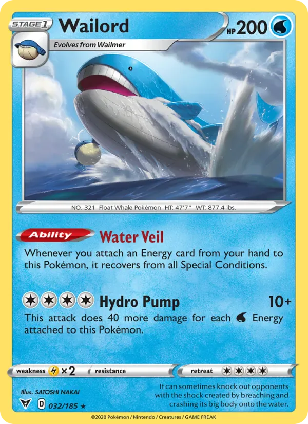 Wailord 32/185 from Vivid Voltage