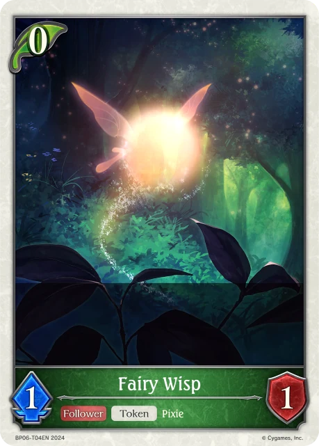 Fairy Wisp BP06-T04EN Shadowverse: Evolve card