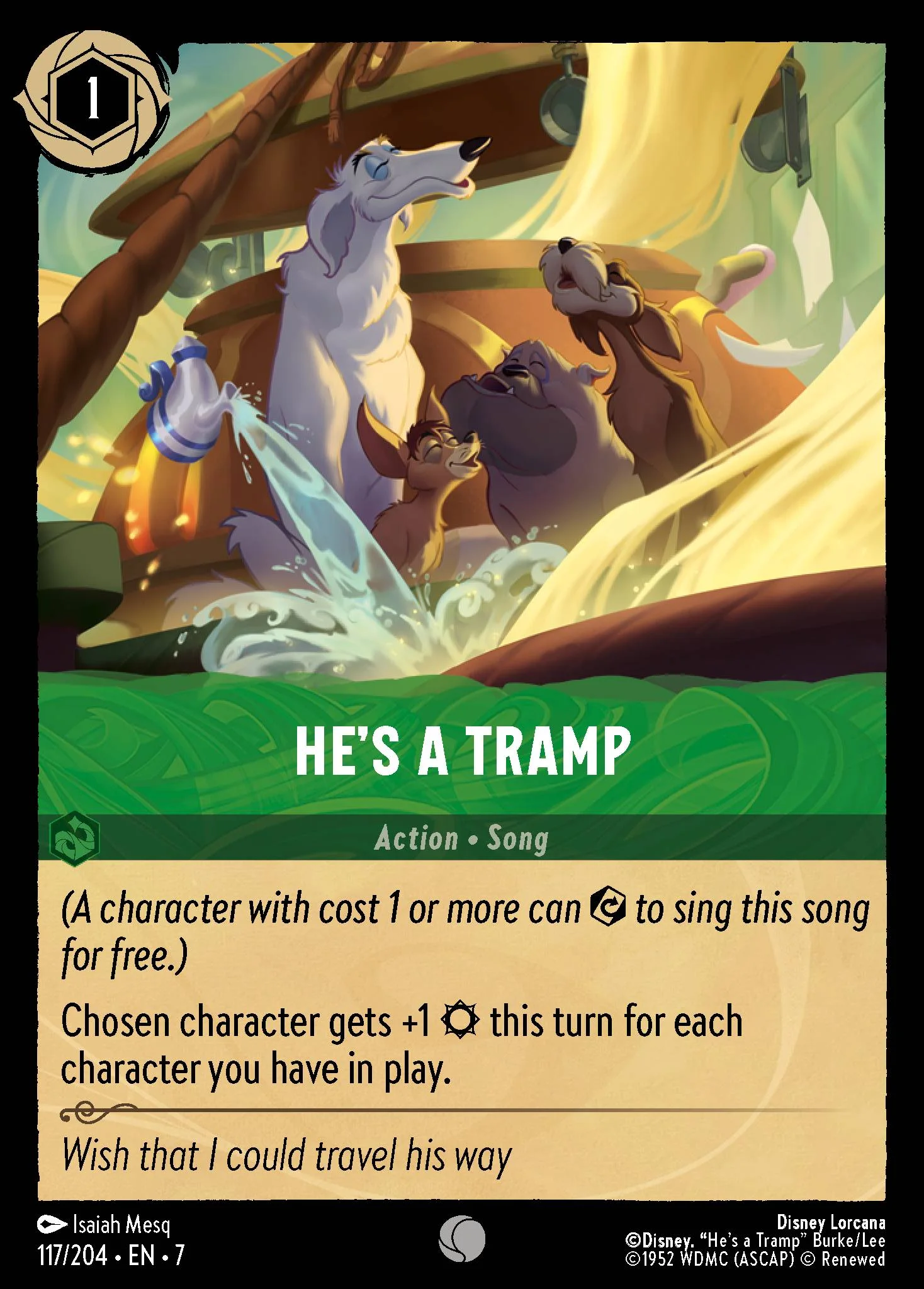 He's a Tramp 117/204 from Archazia's Island