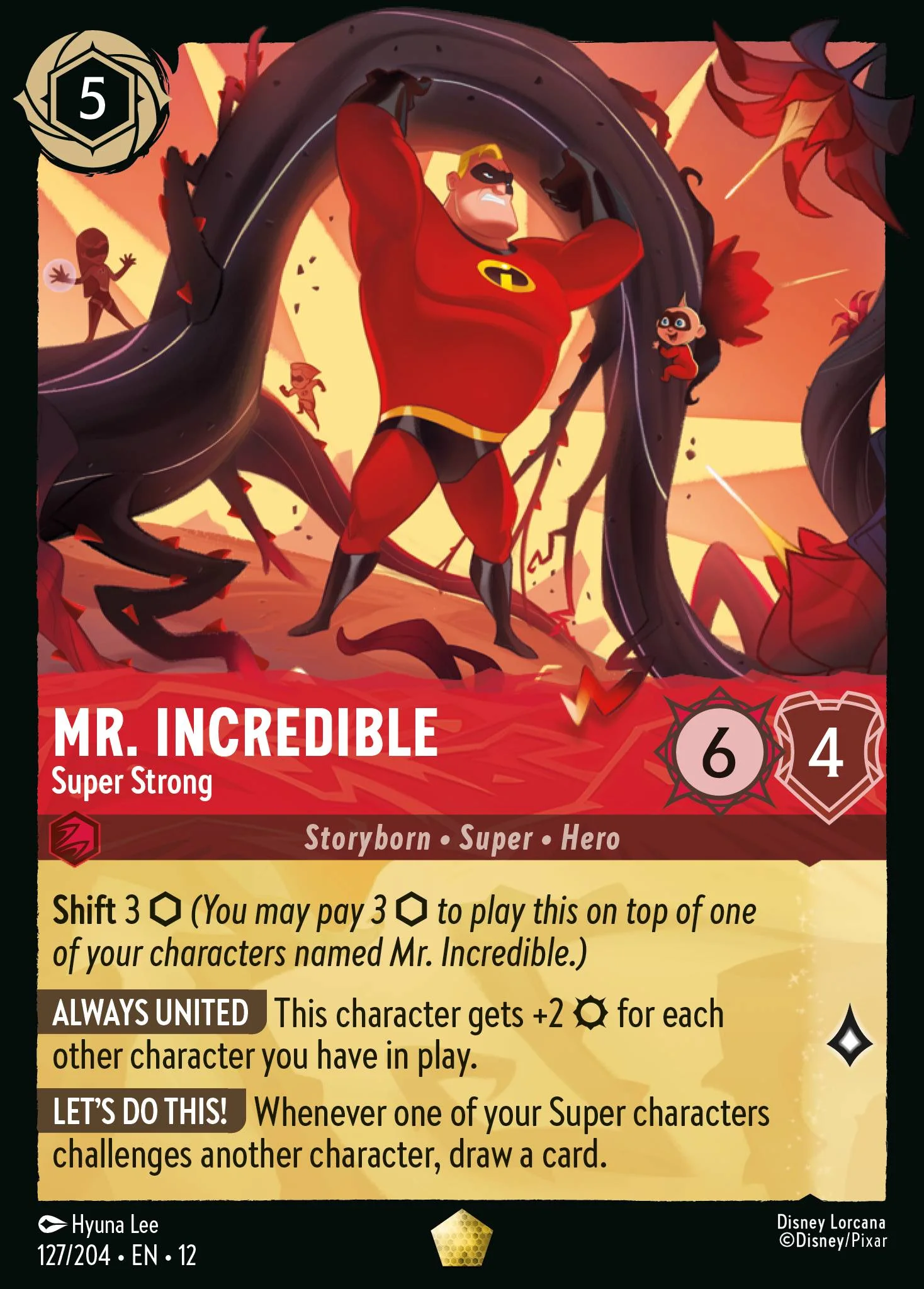 Mr. Incredible - Super Strong 127/204 from Wilds Unknown