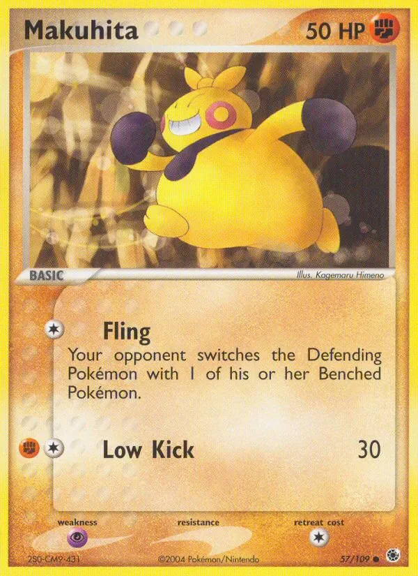 Makuhita 57/109 from EX Ruby & Sapphire