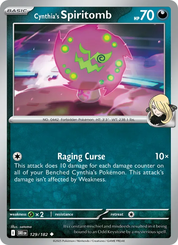 Cynthia's Spiritomb 129/182 from Destined Rivals