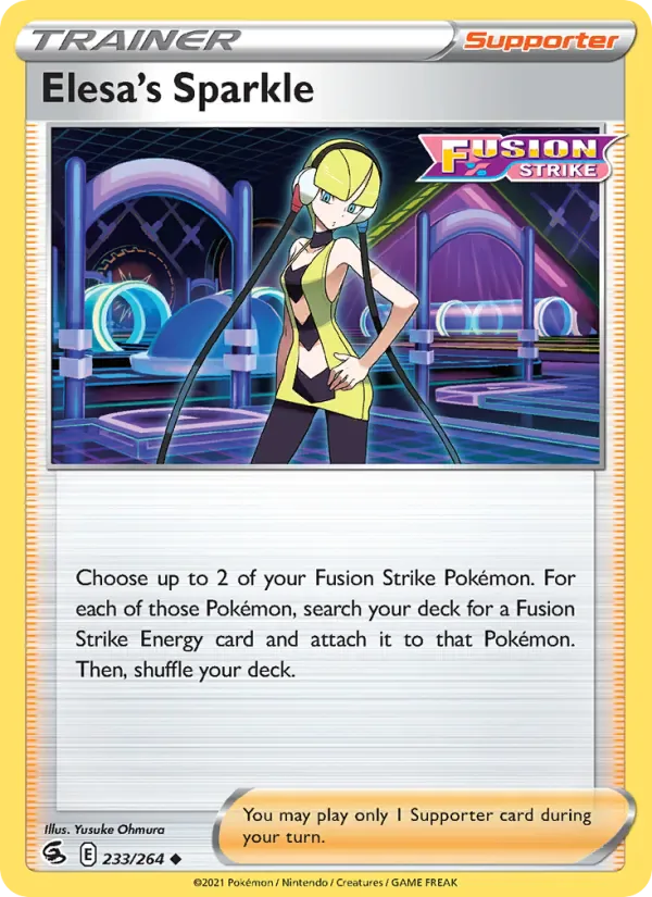 Elesa's Sparkle 233/264 from Fusion Strike