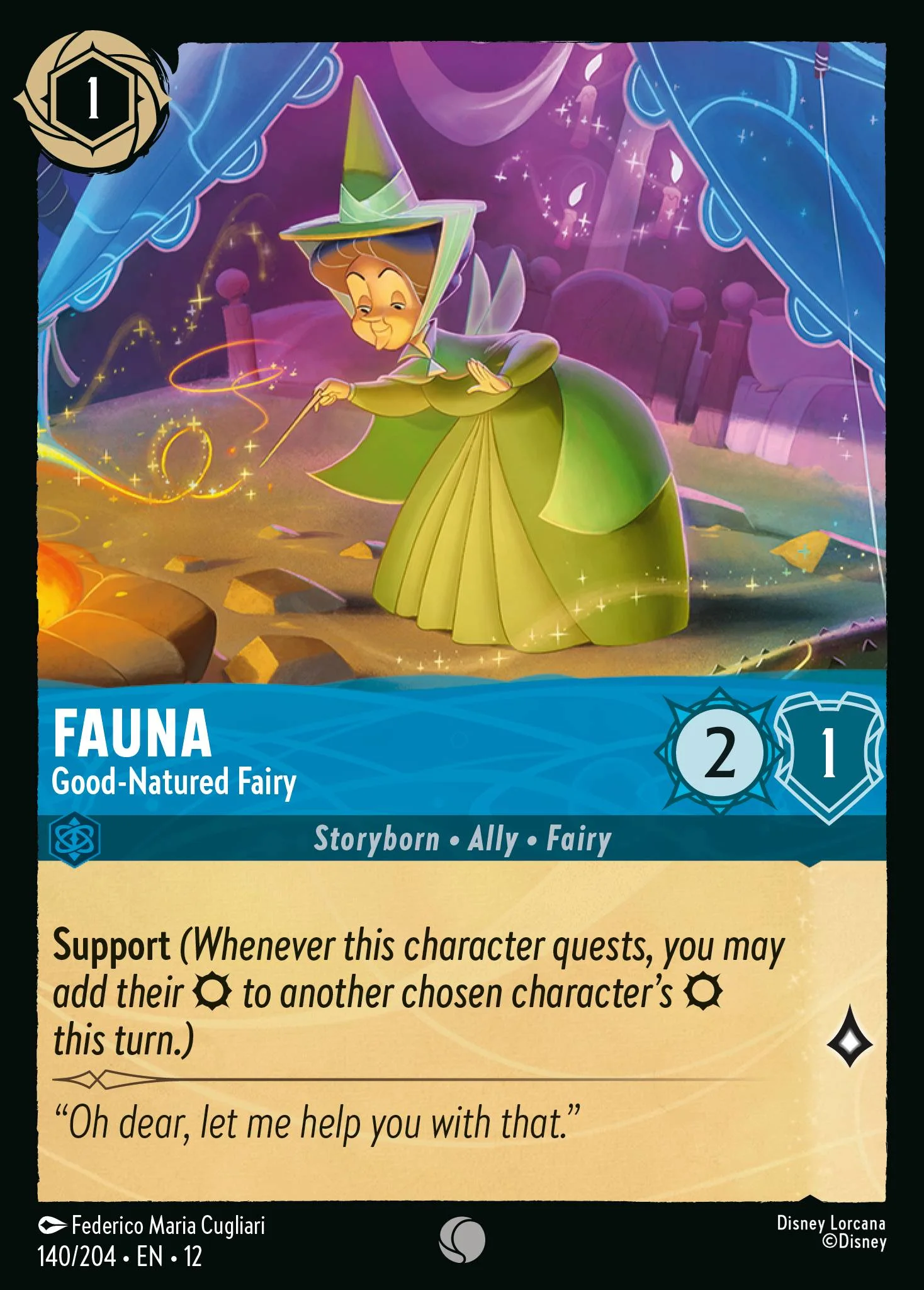 Fauna - Good-Natured Fairy 140/204 from Wilds Unknown