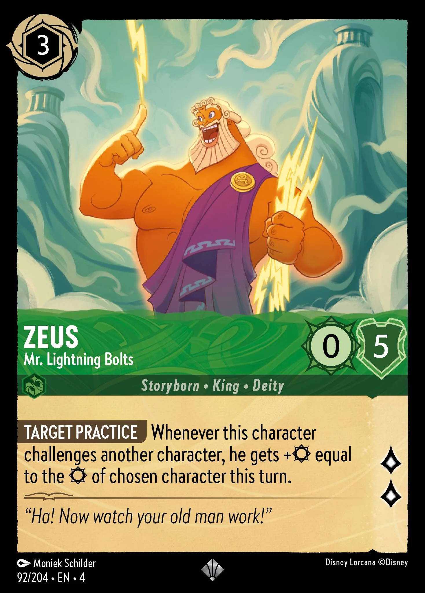 Zeus - Mr. Lightning Bolts 92/204 from Ursula's Return