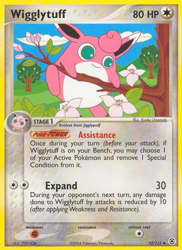 Wigglytuff 52/112 from EX FireRed & LeafGreen