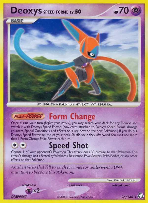 Deoxys Speed Forme 26/146 from Legends Awakened