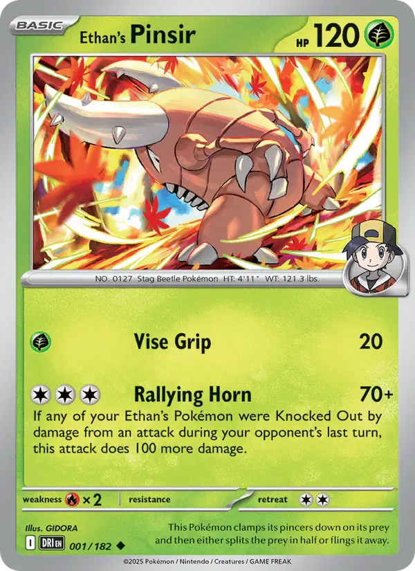 Ethan's Pinsir 001/182 from Destined Rivals