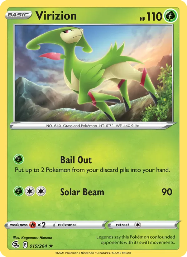 Virizion 15/264 from Fusion Strike