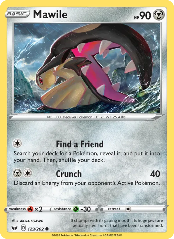Mawile 129/202 from Sword & Shield