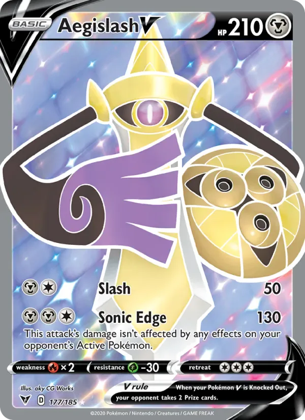 Aegislash V 177/185 from Vivid Voltage
