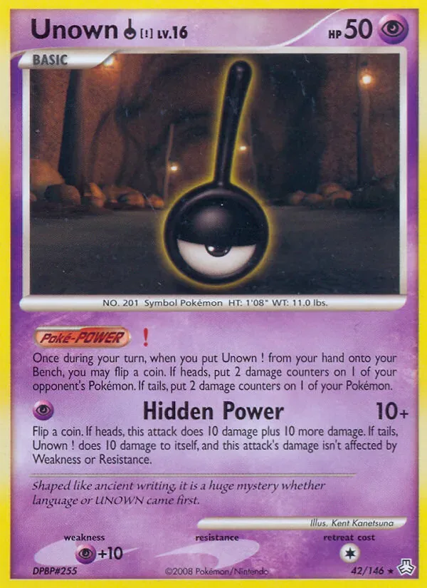 Unown ! 42/146 from Legends Awakened