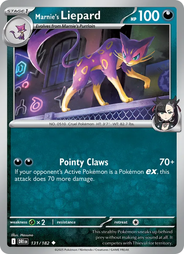 Marnie's Liepard 131/182 from Destined Rivals