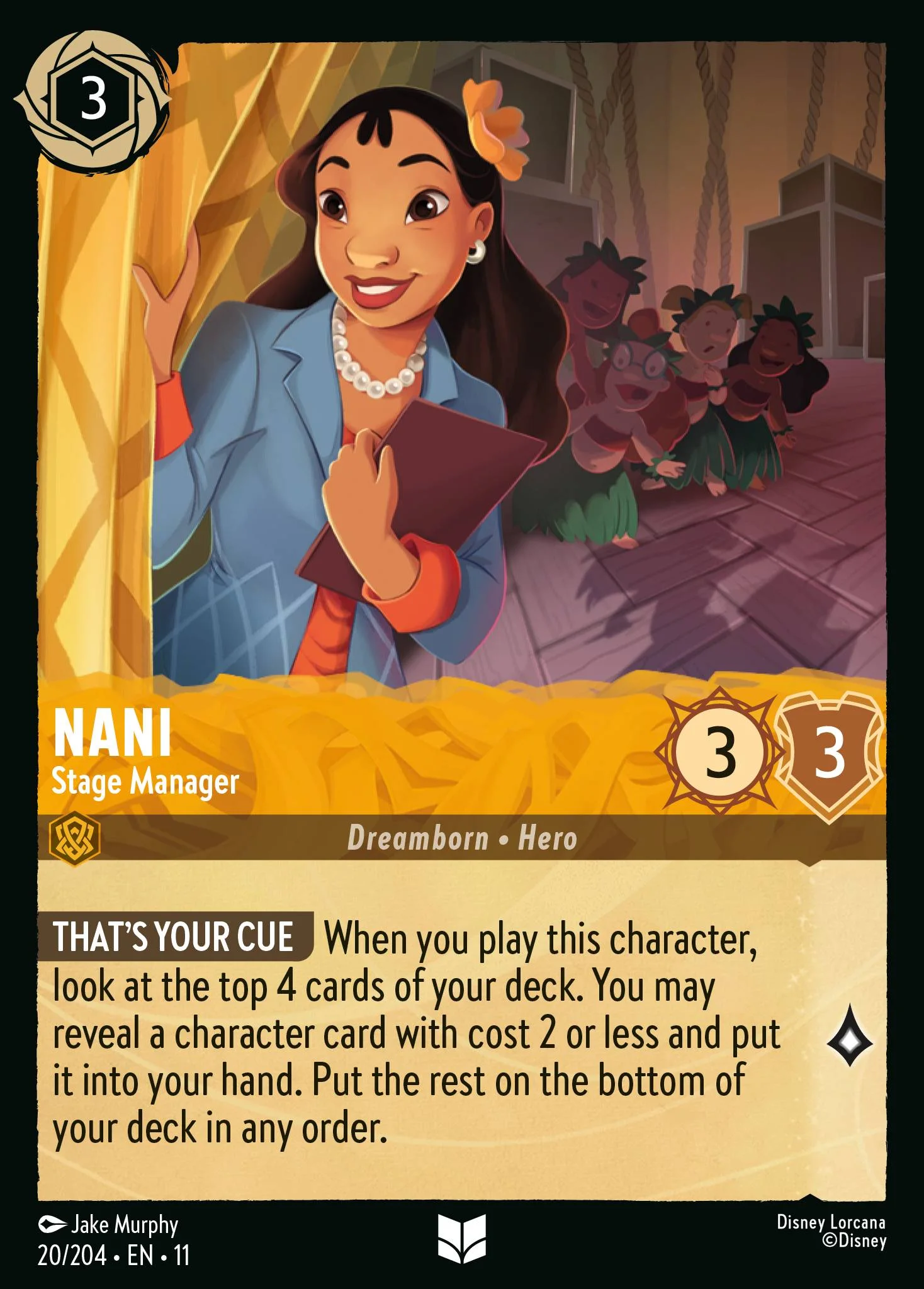 Nani - Stage Manager 20/204 from Winterspell