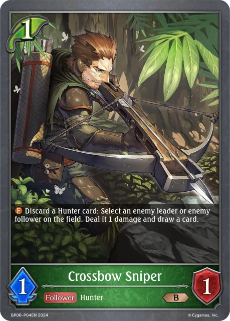 Crossbow Sniper BP06-P04EN Shadowverse: Evolve card