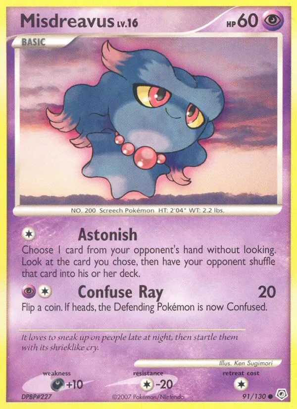 Misdreavus 91/130 from Diamond & Pearl