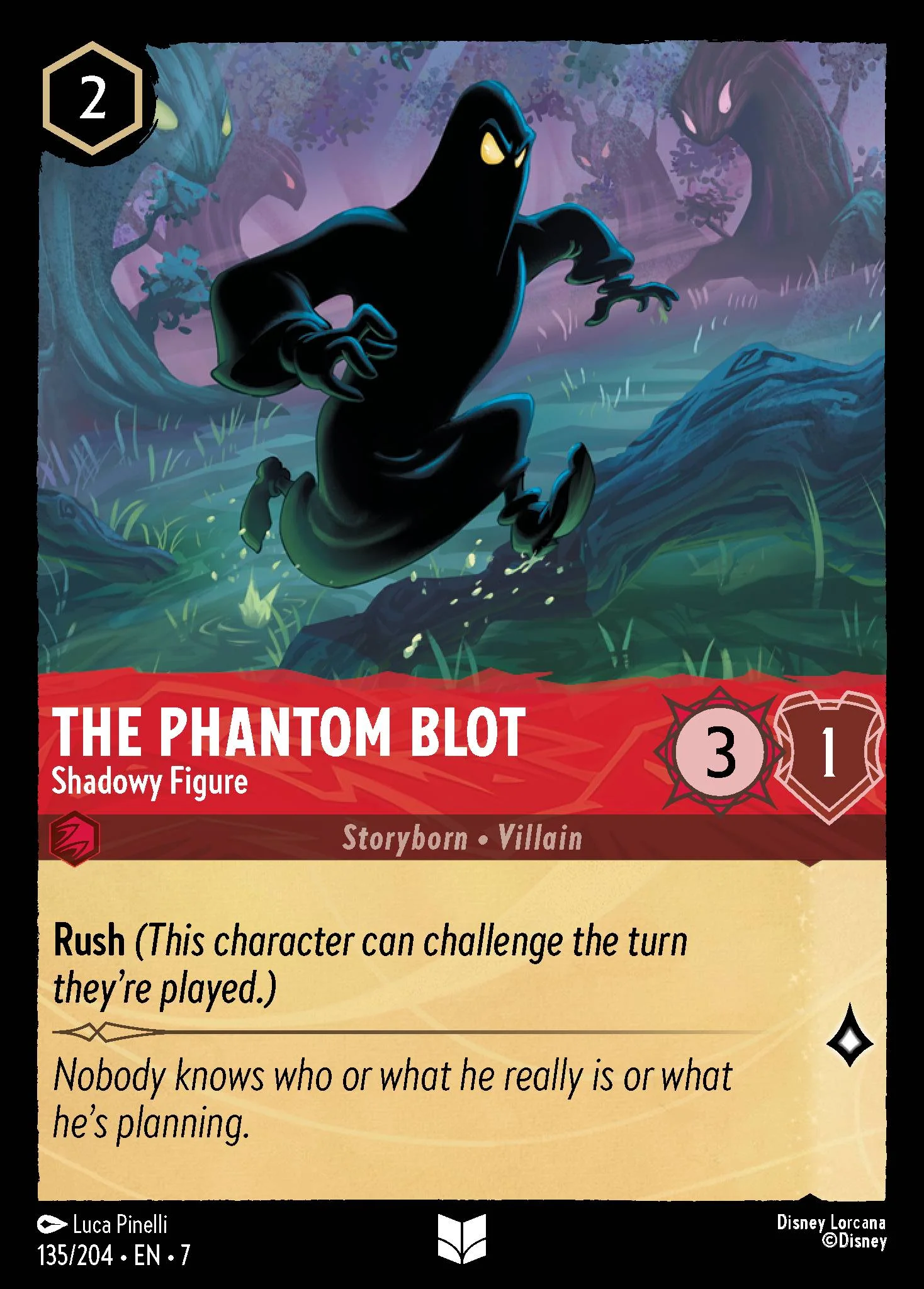 The Phantom Blot - Shadowy Figure 135/204 from Archazia's Island