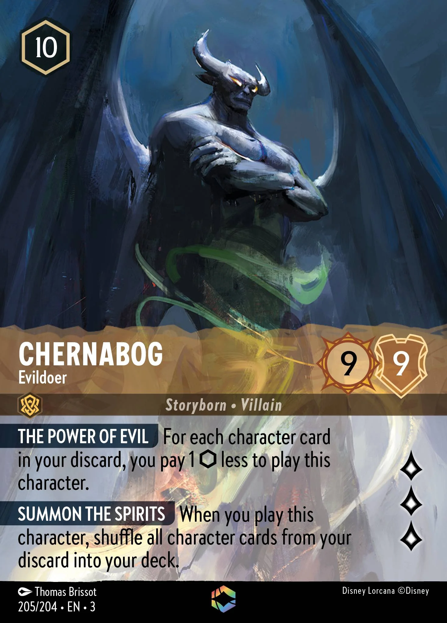 Chernabog - Evildoer 205/204 from Into the Inklands