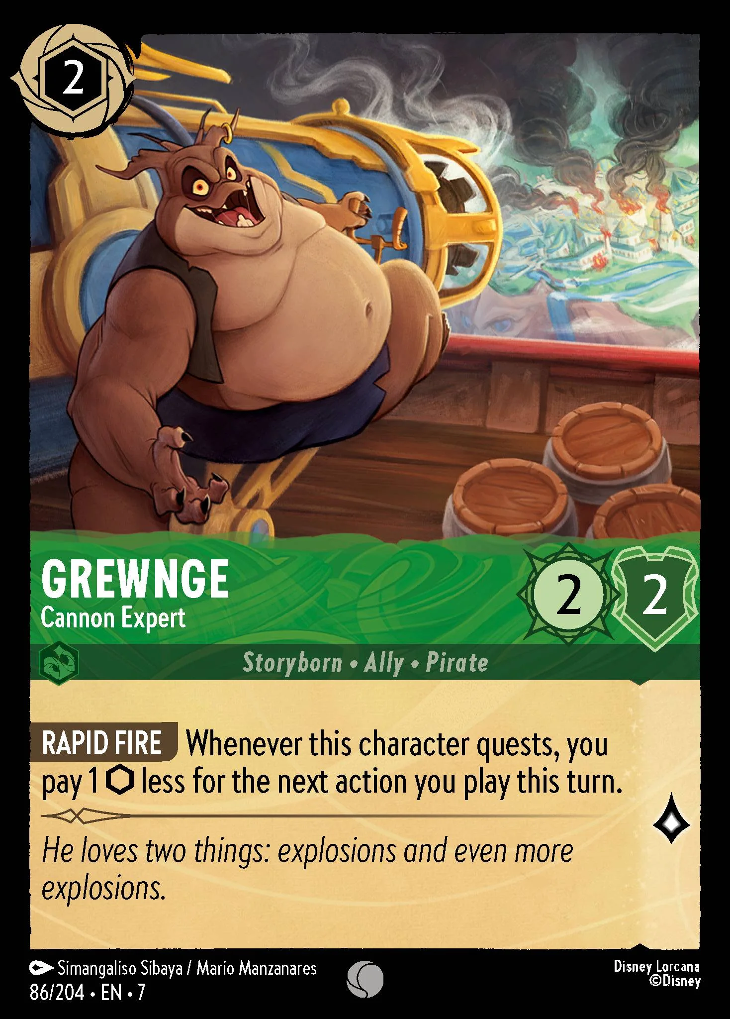 Grewnge - Cannon Expert 86/204 from Archazia's Island