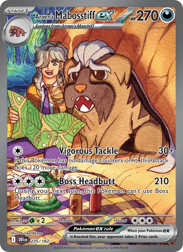 Arven's Mabosstiff ex 235/182 from Destined Rivals