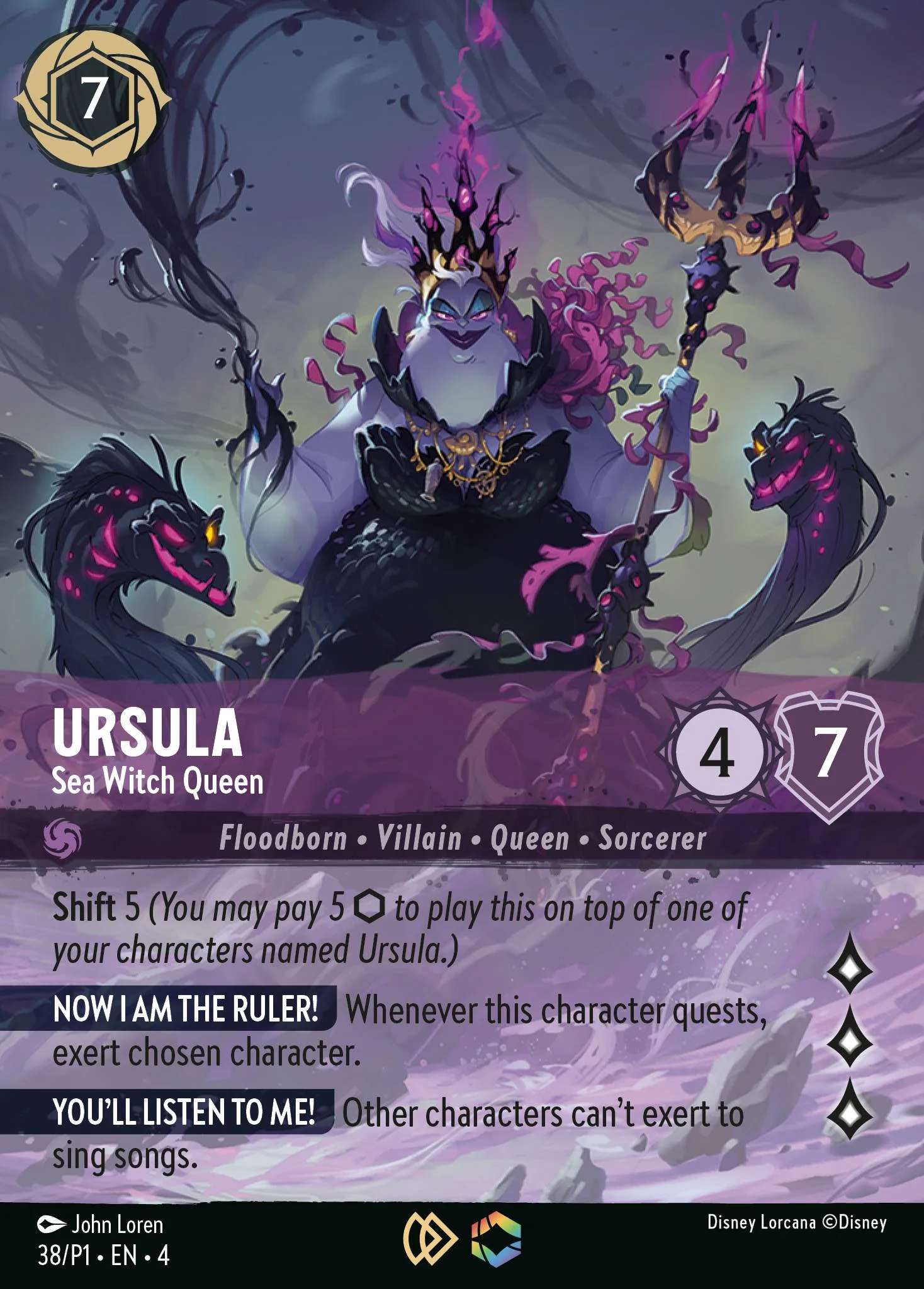 Ursula - Sea Witch Queen 38/P1 from Ursula's Return