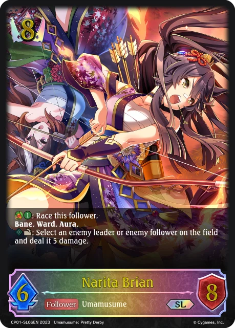 Narita Brian CP01-SL06EN Shadowverse: Evolve card