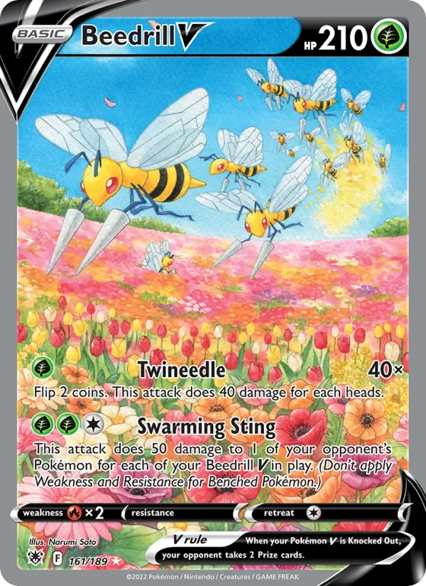 Beedrill V 161/189 from Astral Radiance