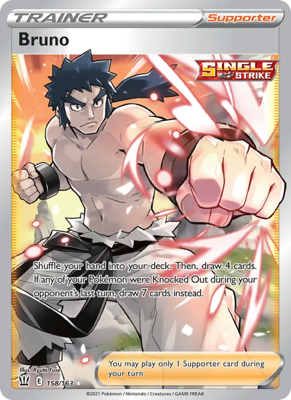 Bruno 158/163 from Battle Styles