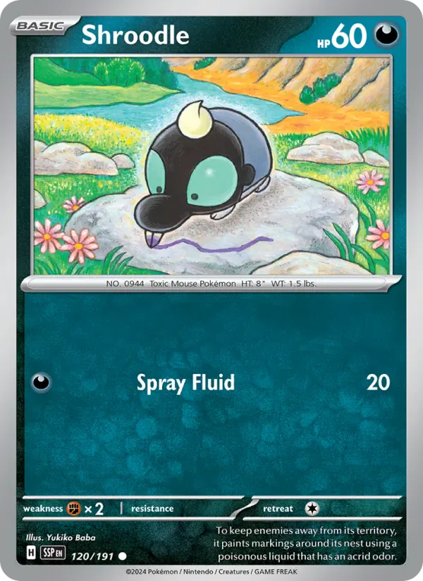 Shroodle 120/191 from Surging Sparks