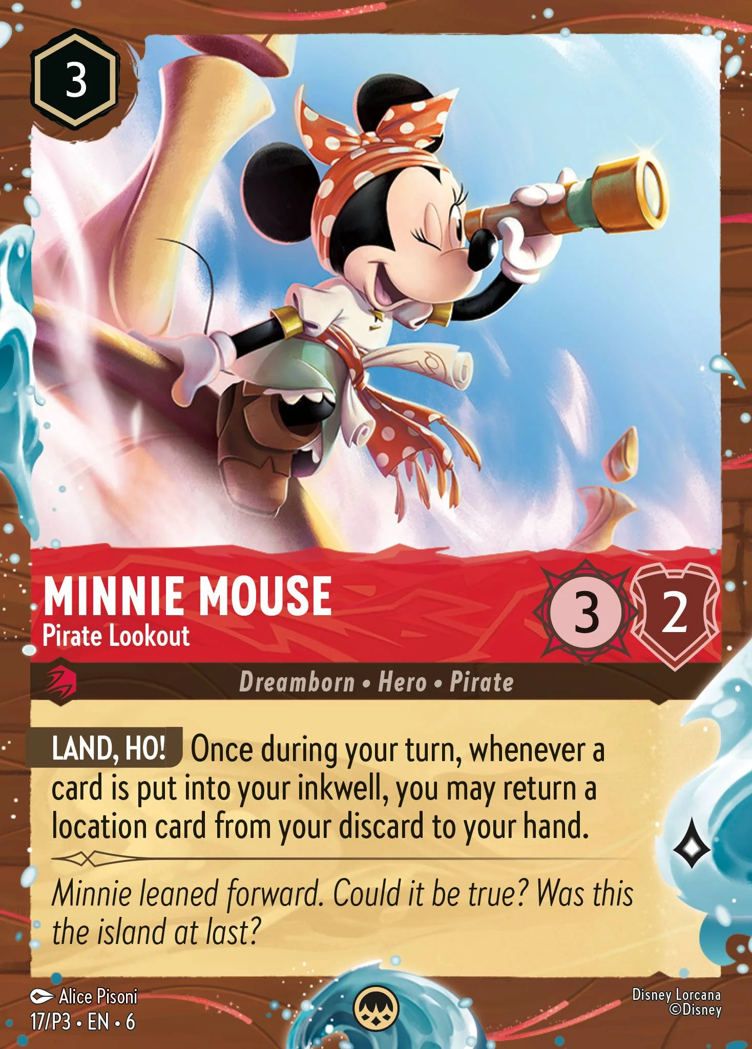 Minnie Mouse - Pirate Lookout 17/P3 from Azurite Sea