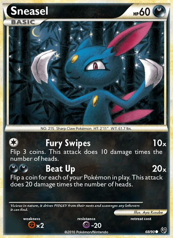 Sneasel 68/90 from Undaunted