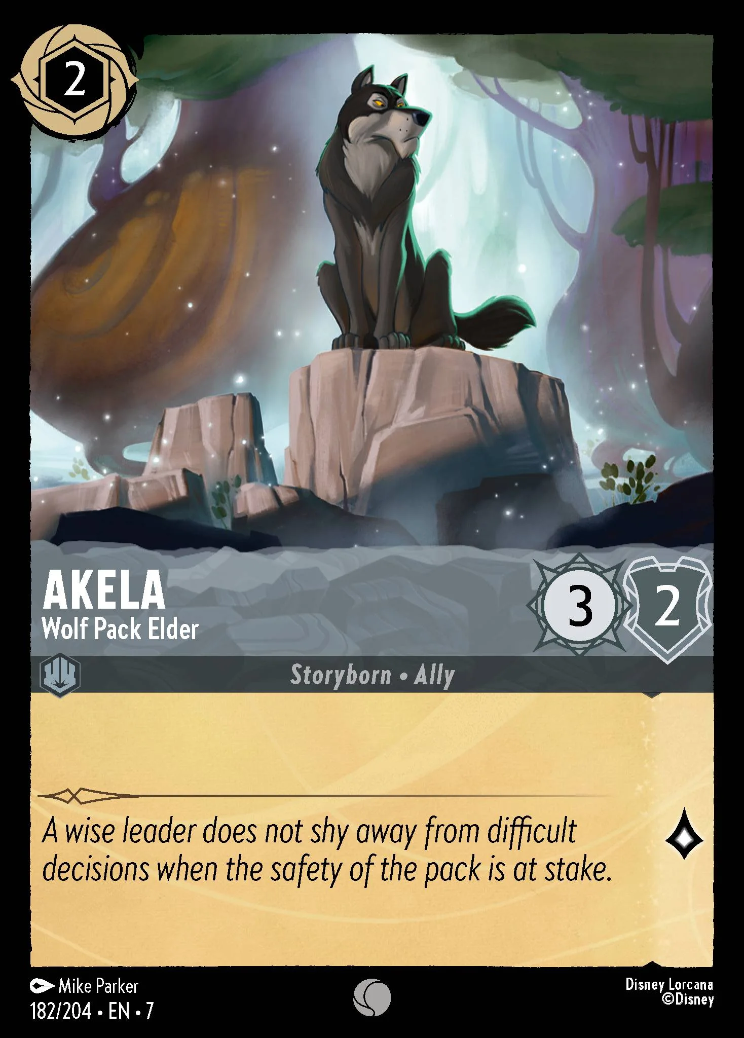 Akela - Wolf Pack Elder 182/204 from Archazia's Island