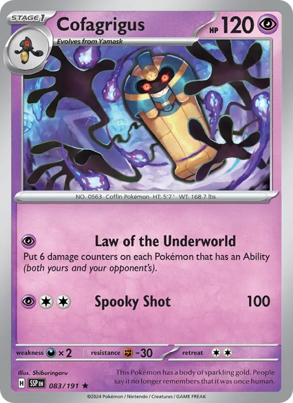 Cofagrigus 083/191 from Surging Sparks
