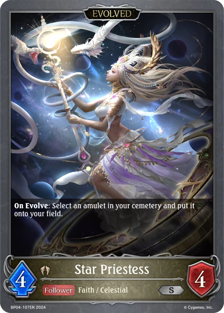 Star Priestess BP04-107EN Shadowverse: Evolve card