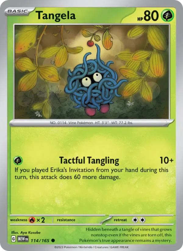 Tangela 114/165 from Pokemon 151