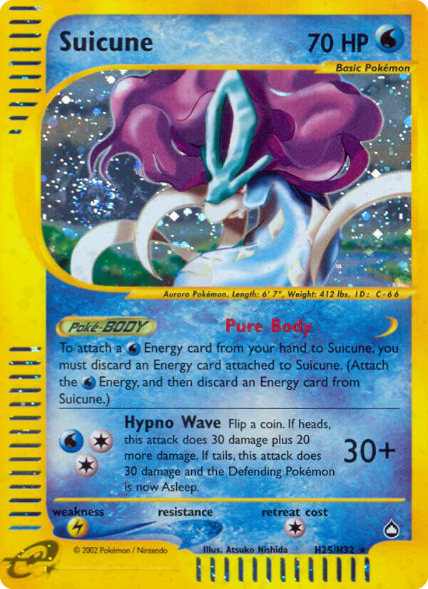Suicune H25/147 from Aquapolis