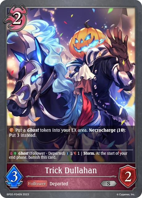 Trick Dullahan BP02-P24EN Shadowverse: Evolve card