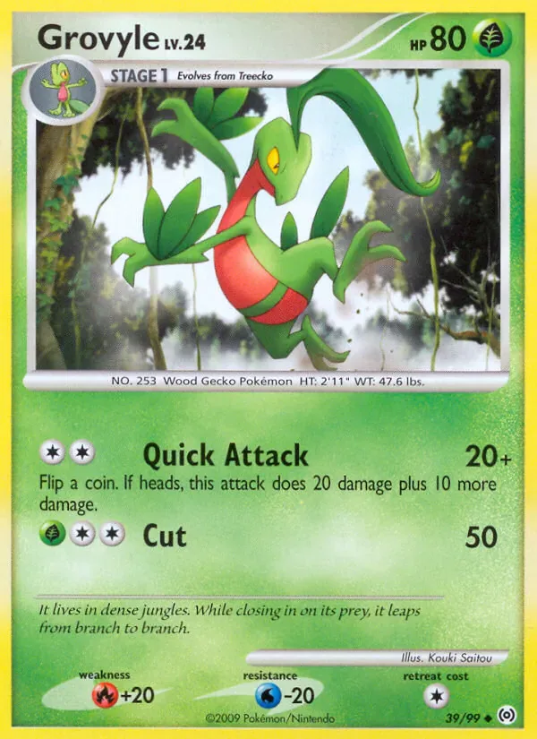 Grovyle 39/99 from Arceus