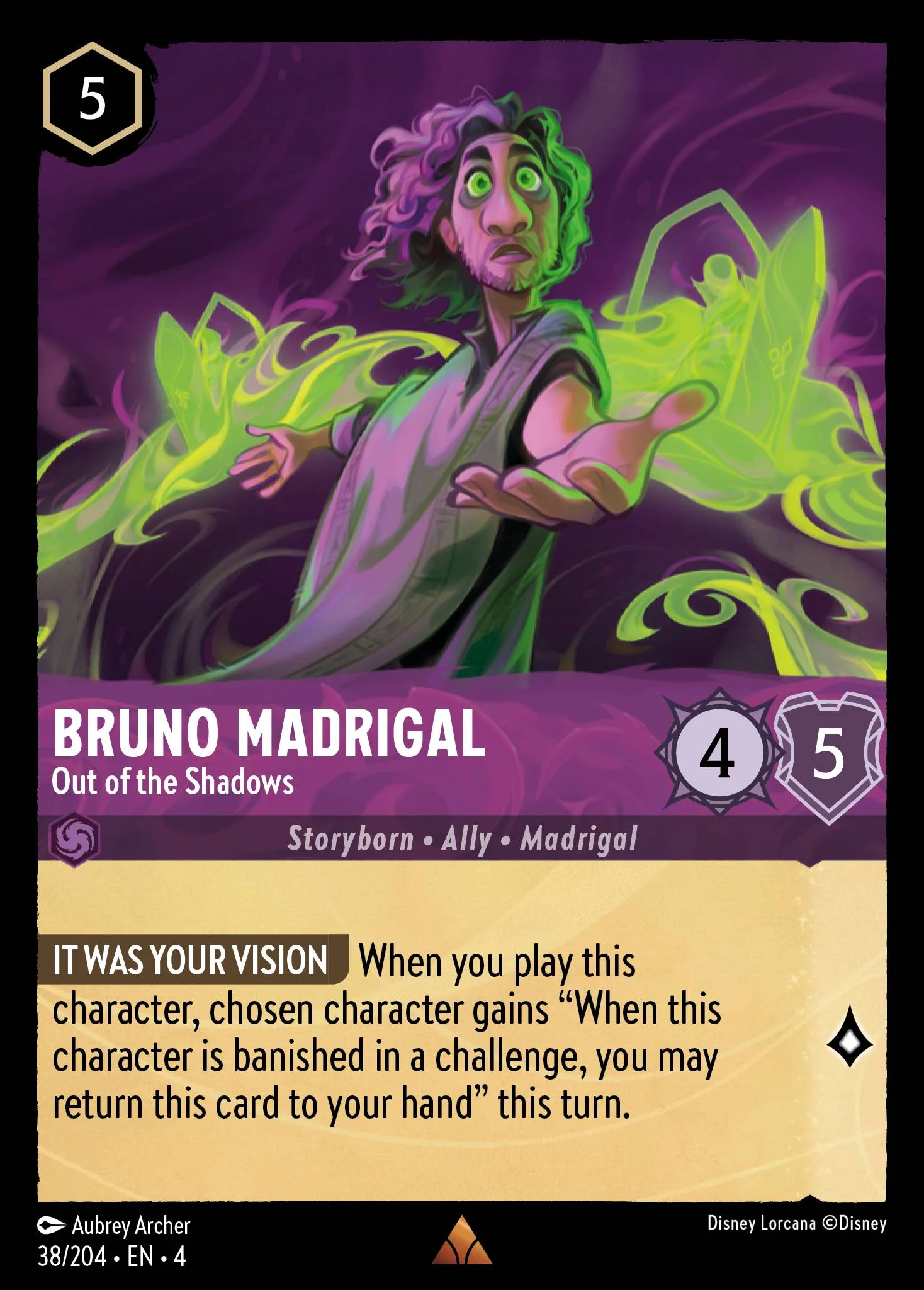 Bruno Madrigal - Out of the Shadows 38/204 from Ursula's Return