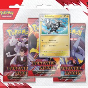 Pokémon Scarlet & Violet Destined Rivals Three-Booster Blister with Promo Card