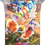 Sealed Scarlet and Violet Stellar Crown Sleeved Booster Pack featuring randomized art and collectible contents
