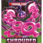 Pokemon TCG Shrouded Fable Booster Pack featuring Pecharunt art