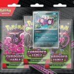 Pokemon Scarlet & Violet Shrouded Fable Three-Booster Blister with Pecharunt Promo