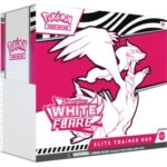 Pokemon TCG White Flare Elite Trainer Box with 9 booster packs and Tornadus promo card