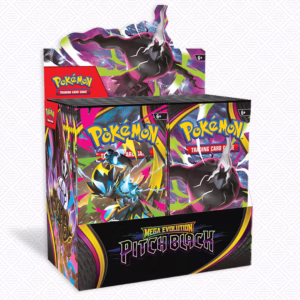 Pokemon TCG Mega Evolution Pitch Black Booster Display Box official product artwork