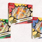 Pokemon TCG Mega Evolution Ascended Heroes Mega Meganium ex, Mega Emboar ex, or Mega Feraligatr ex Box official product artwork